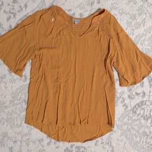 Flutter sleeve shirt